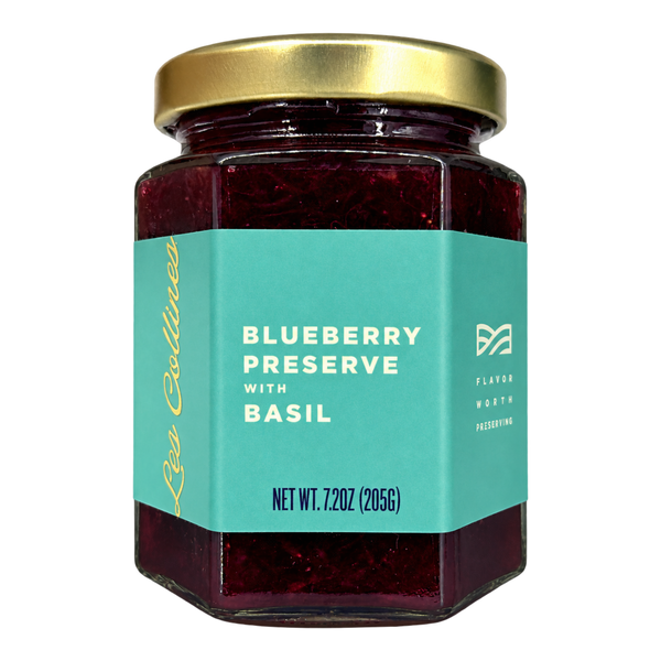Blueberry Preserve with Basil